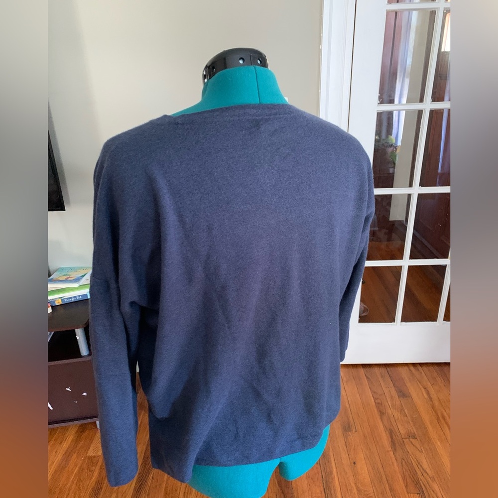 Eileen Fisher 100% superfine merino wool scoop neck sweater M EUC - Picture 4 of 12